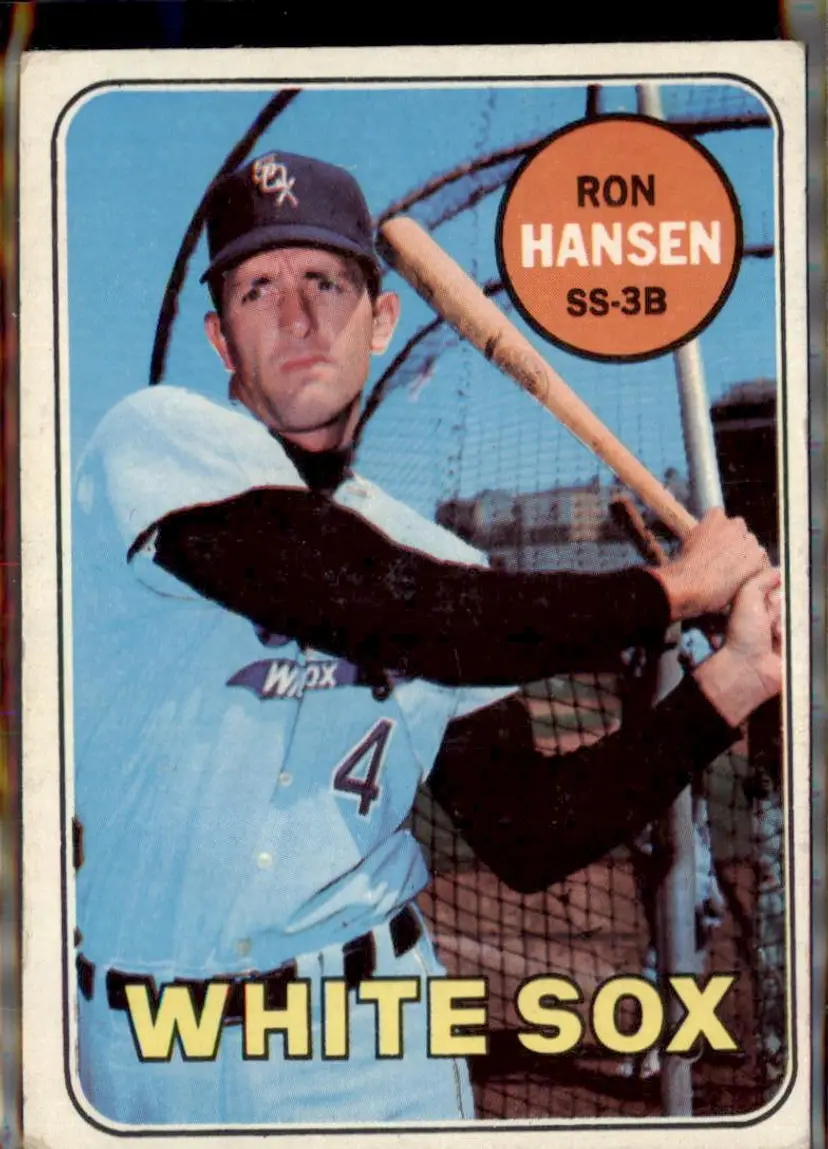 1969 Topps #566 Ron Hansen - (pk3) - Chicago White Sox