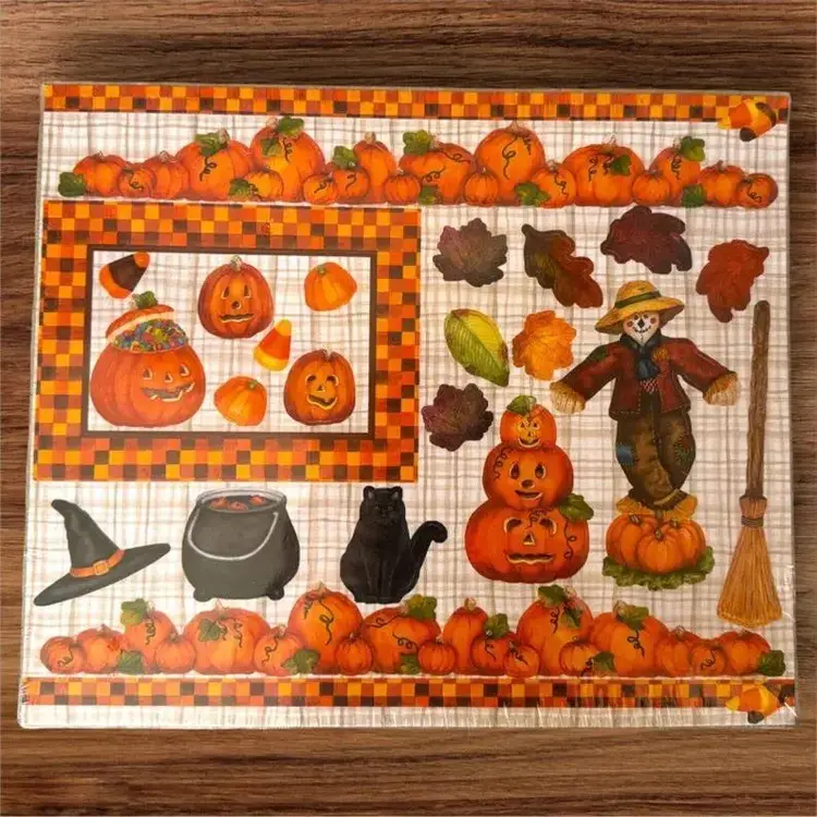 Creative Memories Collection DoneWithOne HALLOWEEN Fall Printed Die Cut Shapes Scrapbooking Junk Journaling NEW SEALED