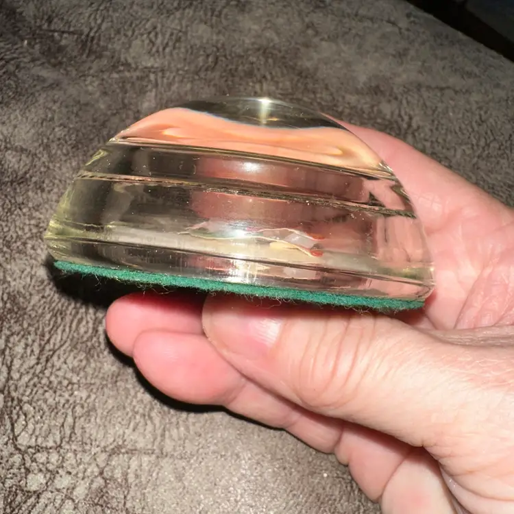 Vintage Mushroom glass paperweight 2 1/2”