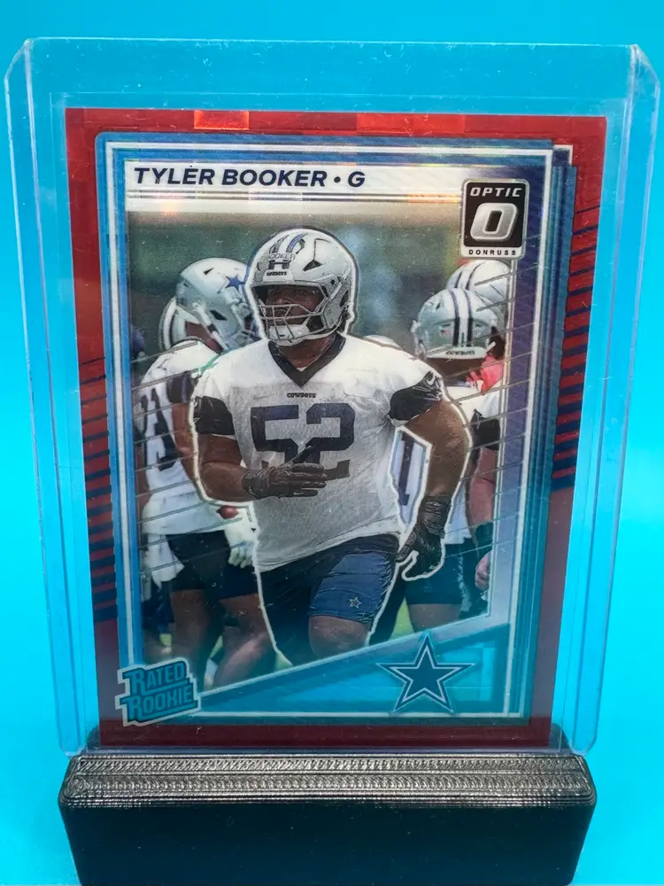 Tyler Booker Optic Rated Rookie Red Pandora RC Dallas Cowboys