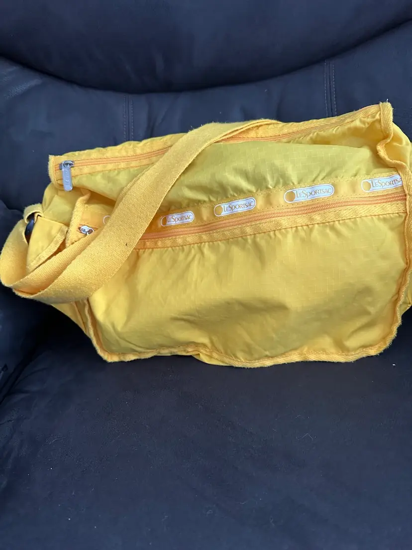 Vintage Yellow LeSportsac Bag