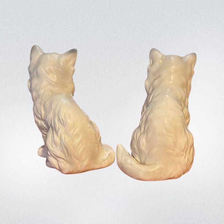 Lefton 1513 Pair Of White Persian Cats