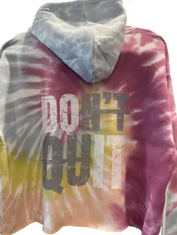 DOn't quIT Sunbirst Women's Cropped Hoodie
