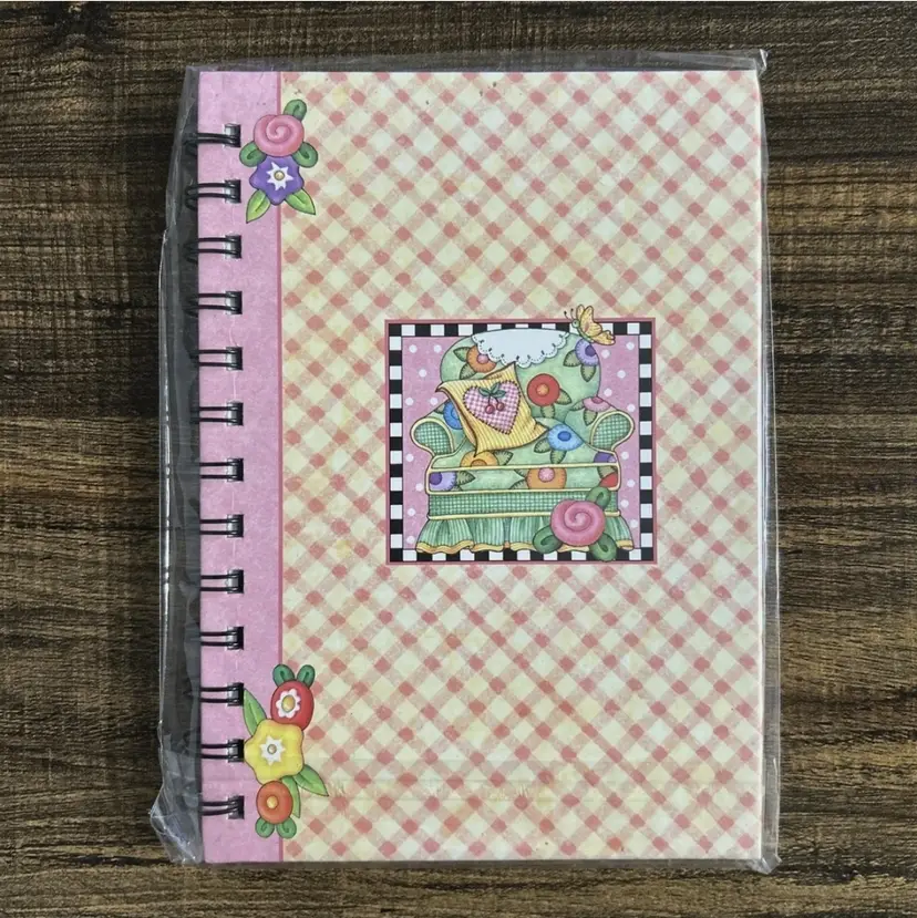 Mary Engelbreit 2011 Spiral Journal Notebook Diary Comfy Arm Chair 80 Pages NWT