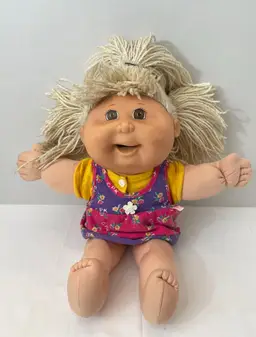 Vintage Mattel 1995 Snacktime Kid Cabbage Patch Kid Doll - Non-working