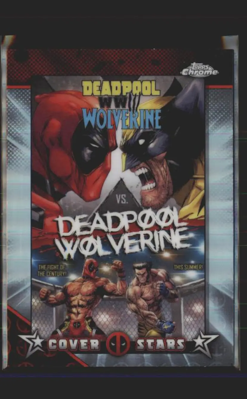 Deadpool &amp; Wolverine 2025 Topps Chrome Deadpool #CS-3 Cover Stars - (140) -