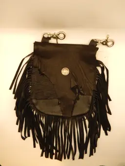 Hide & Soul Leatherworks Buffalo Hide Hip Purse / bag (Belt Loop)