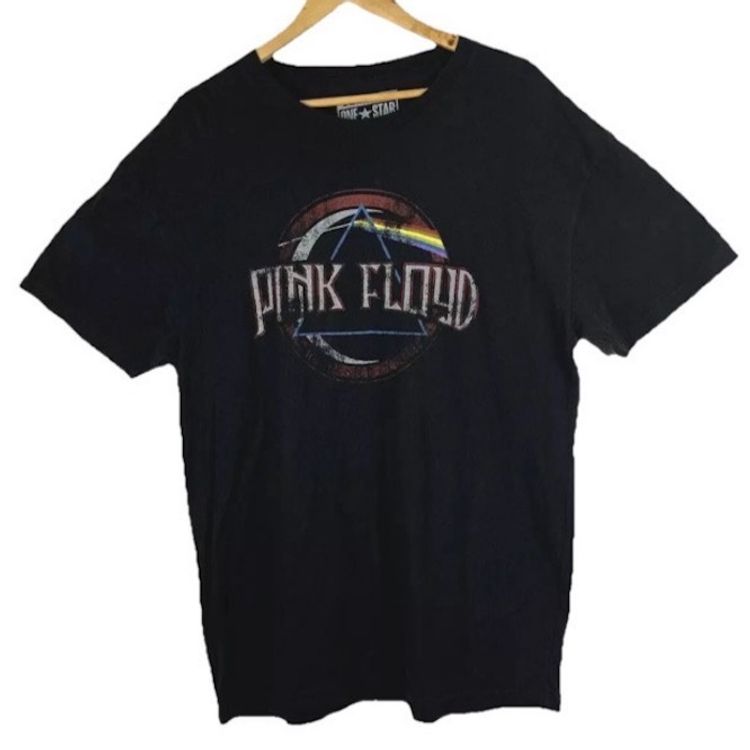 Converse Pink Floyd Dark Side Of The Moon 2013 Black Band T-Shirt Men's Size XL
