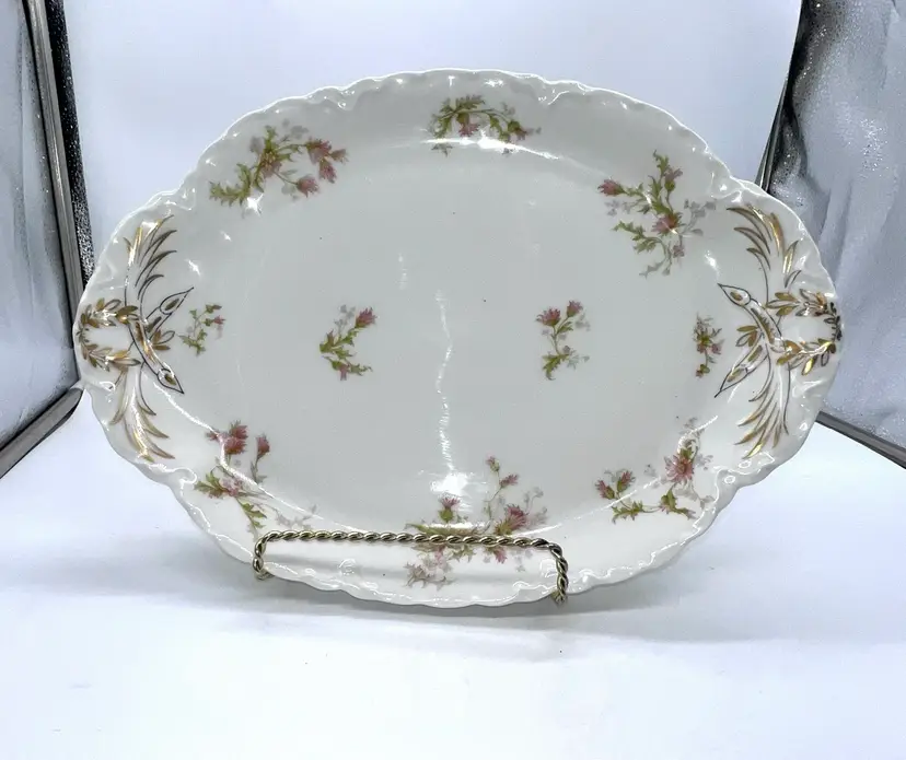 Antique Haviland Limoges Schleiger 41 Serving Platter 14”