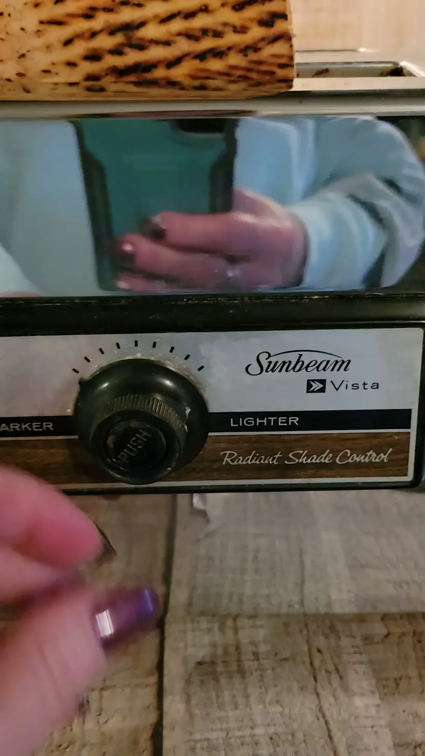 Vtg Sunbeam Vista Electric Toaster VAT-H Radiant Shade Control Automatic Chrome