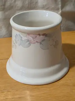 Vintage Pfaltzgraff Floral Ceramic Sugar Bowl Bottom