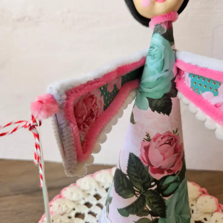 Vintage Inspired Bradley Cone Doll Ballerina