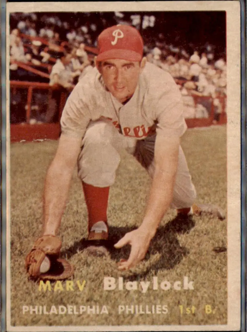 1957 Topps #224 Marv Blaylock - ( pk1 ) - Philadelphia Phillies
