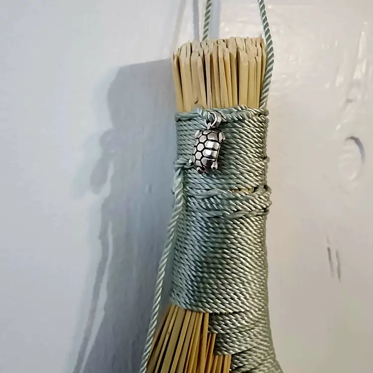 Silver Sage Hen Wing Whisk ~ Altar Besom