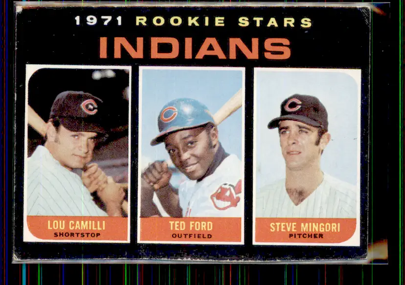 Lou Camilli / Ted Ford / Steve Mingori 1971 Topps #612 - Cleveland Indians - (pk8-514)