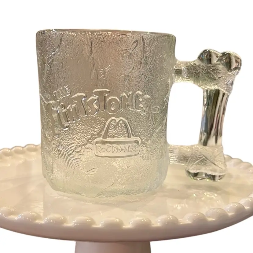 Vintage 1993 McDonald's RocDonald's Flintstones Pre Dawn Mug