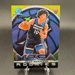 Joan Beringer Mega Rookies #/75 2025-26 Bowman Basketball Minnesota Timberwolves
