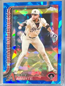 2025 Topps Chrome Sapphire Ketel Marte Arizona Diamondbacks