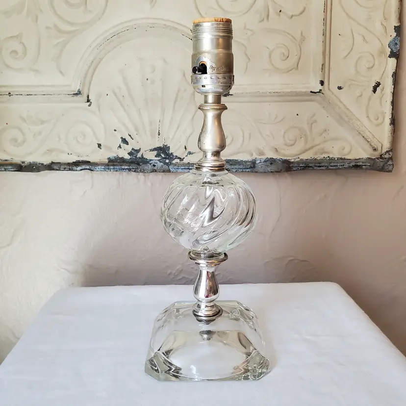 Petite Boudoir Glass Lamp