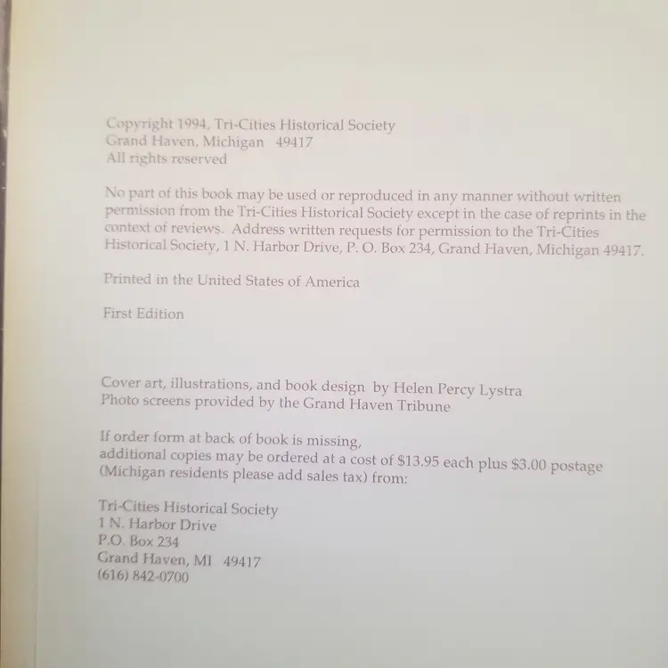 Historically Delicious An Almanac Cookbook Tri-Cities Historical Museum Michigan