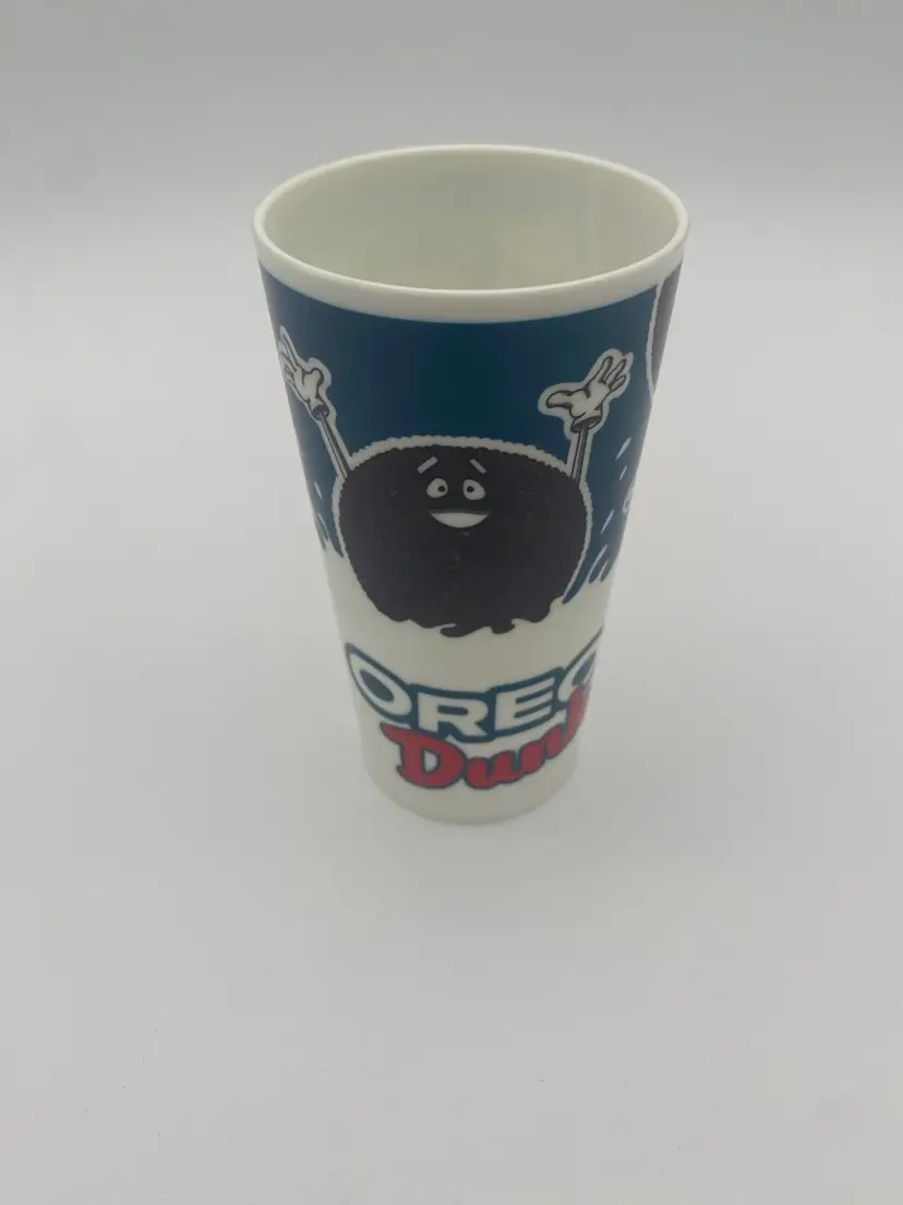 Nabisco Vintage Plastic Oreo Dunk 12 oz Drinking Cup - 5.25" Tall