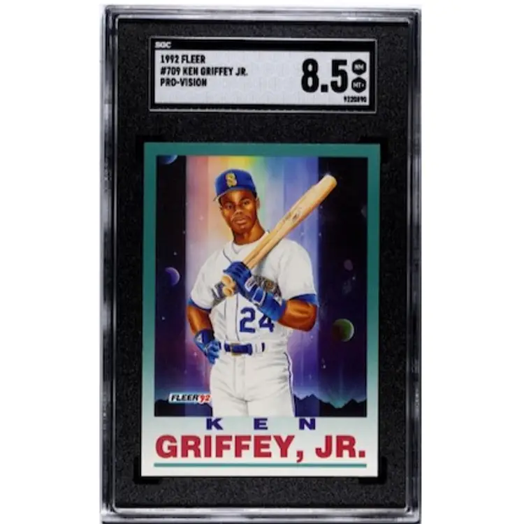 Ken Griffey Jr. 1992 Fleer Pro-Vision Seattle Mariners SGC 8.5