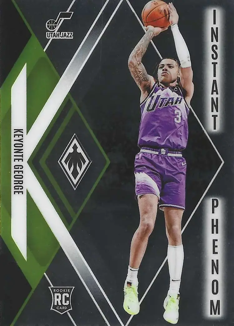 2023-24 Panini Phoenix Instant Phenom Keyonte George RC #5 Utah Jazz
