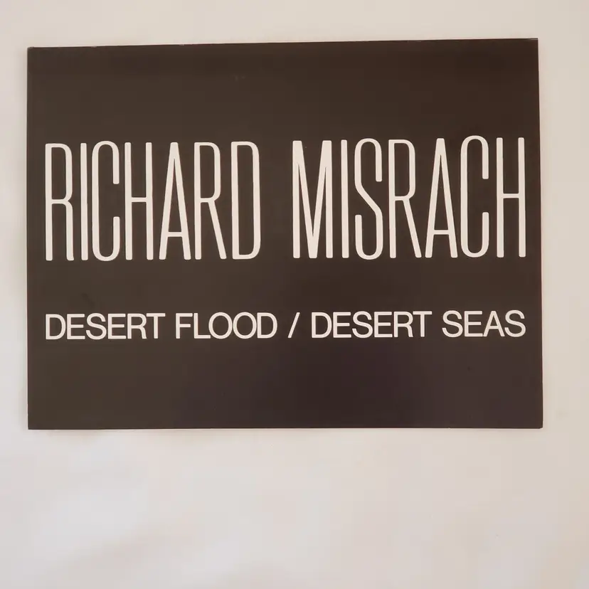 Richard Misrach Gallery Show Announcement Card 1988 Jan Kesner Gallery Vintage