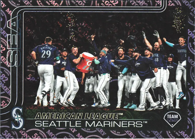 Seattle Mariners - 2025 Topps 582 Montgomery Club Foil - Pick Your Card