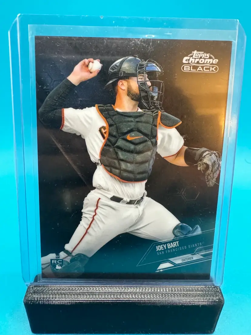 Joey Bart Topps Chrome Black RC Pittsburgh Pirates