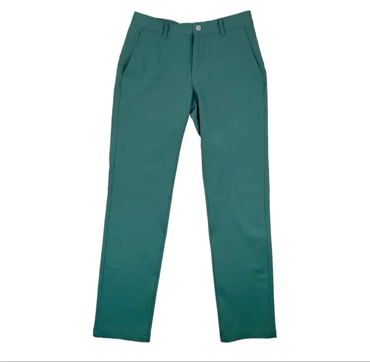 BONOBOS Golf Green Flat Front Slim Fit Performance Pants Men's Size 31x32