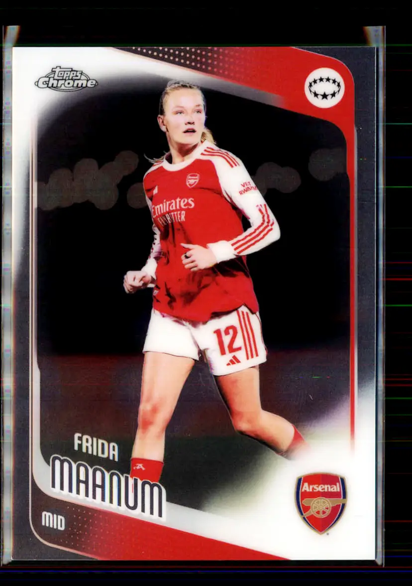 Frida Maanum 2025-26 Topps Chrome UEFA Women's Champions League #65 - (145) - Arsenal FC