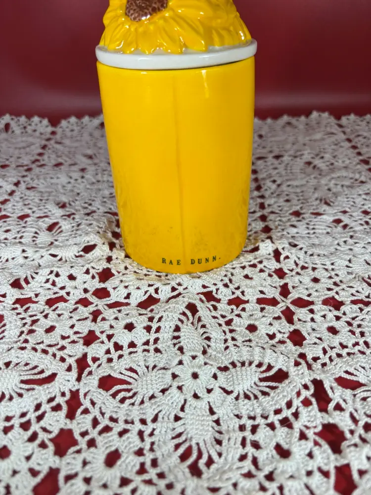 Rae Dunn Sunflower Candle