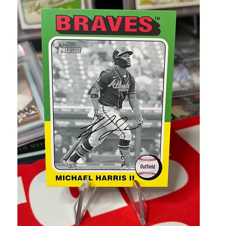 2024 Topps Heritage Michael Harris (B&W Variation)