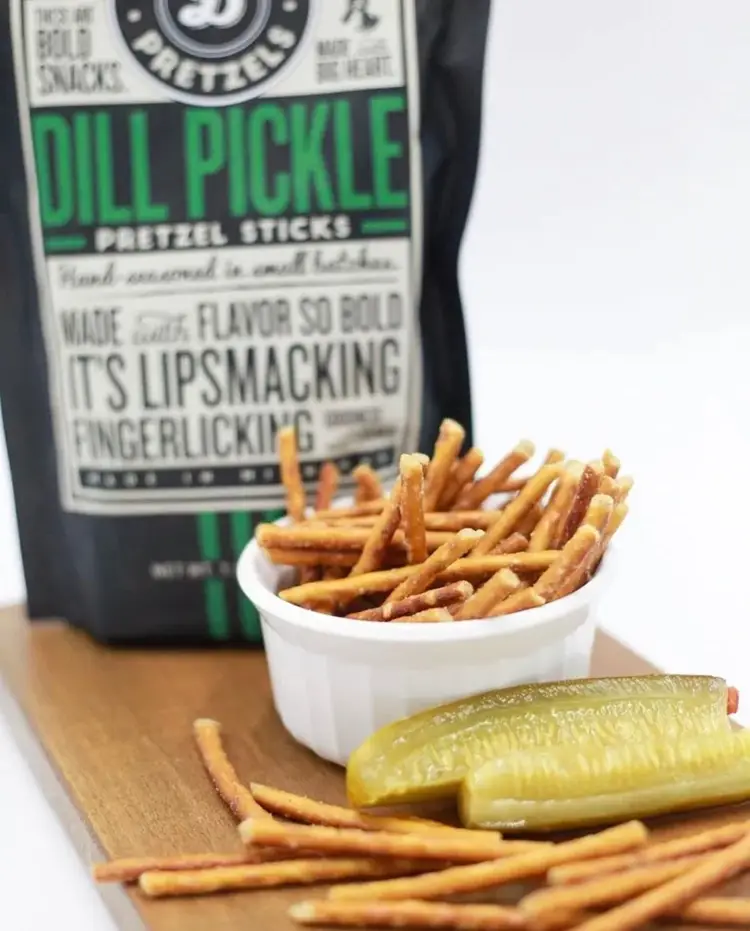 Dill Pickle Pretzels