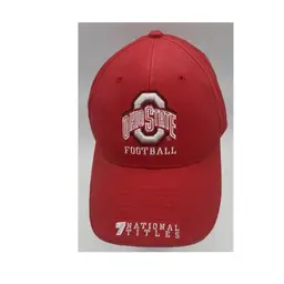 Ohio State University Buckeyes 7 National Titles Adjustable Hat