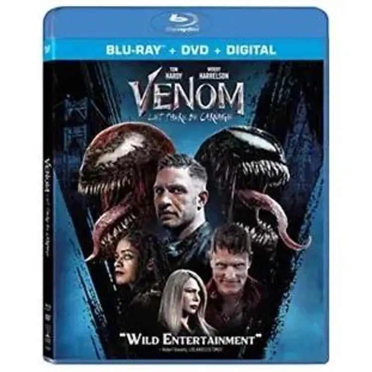 Venom: Let There Be Carnage BluRay + DVD + Digital - Action-Packed Marvel Sequel NEW SEALED