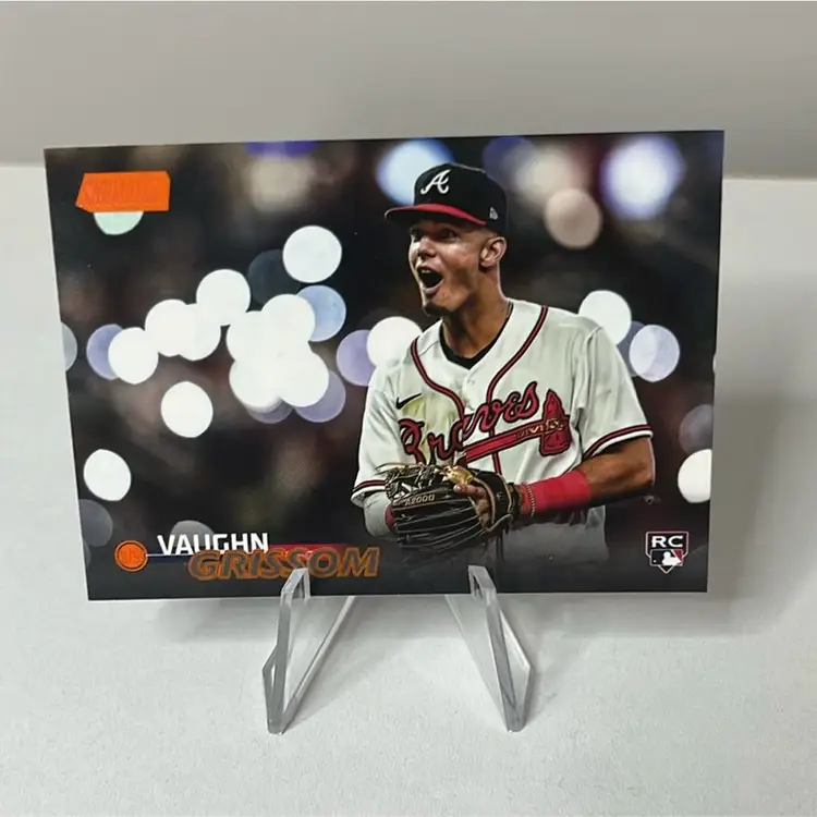 2023 Topps Stadium Club Vaughn Grissom RC Orange /199 Baseball Card 