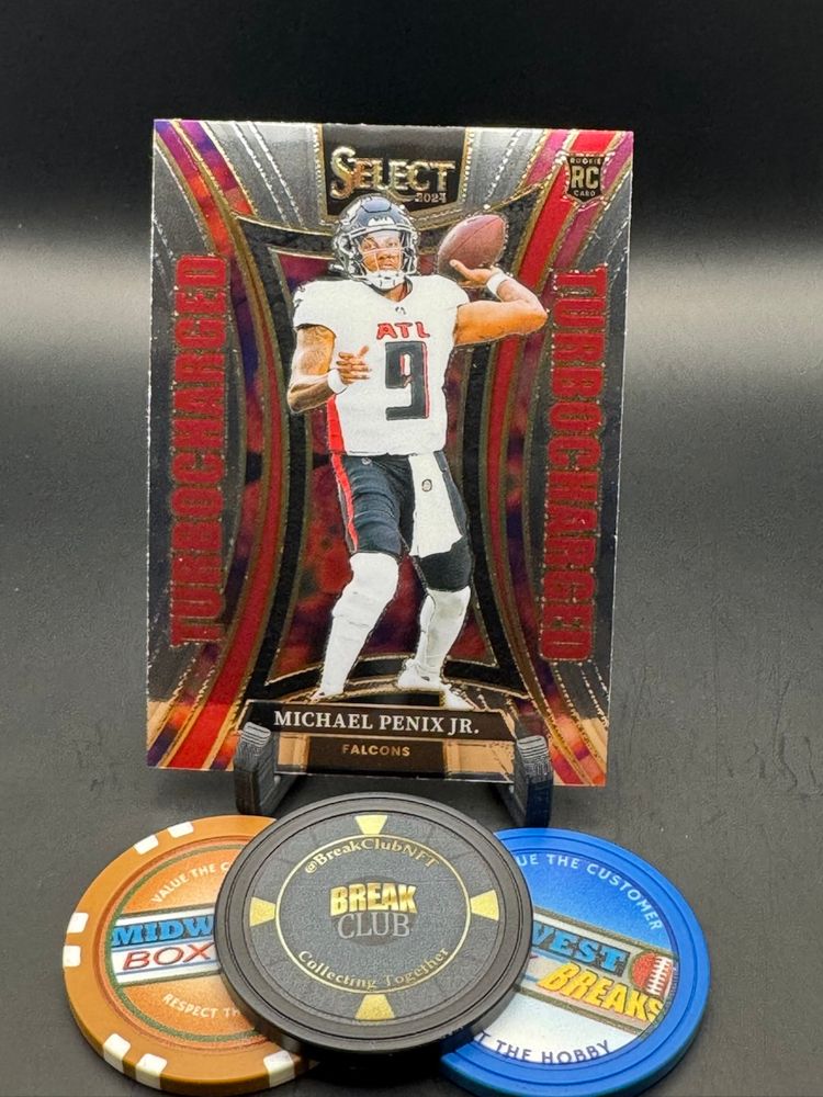 Michael Penix Jr. Rc Turbocharged Insert 2024 Select Atlanta Falcons
