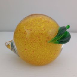 Peach paperweight