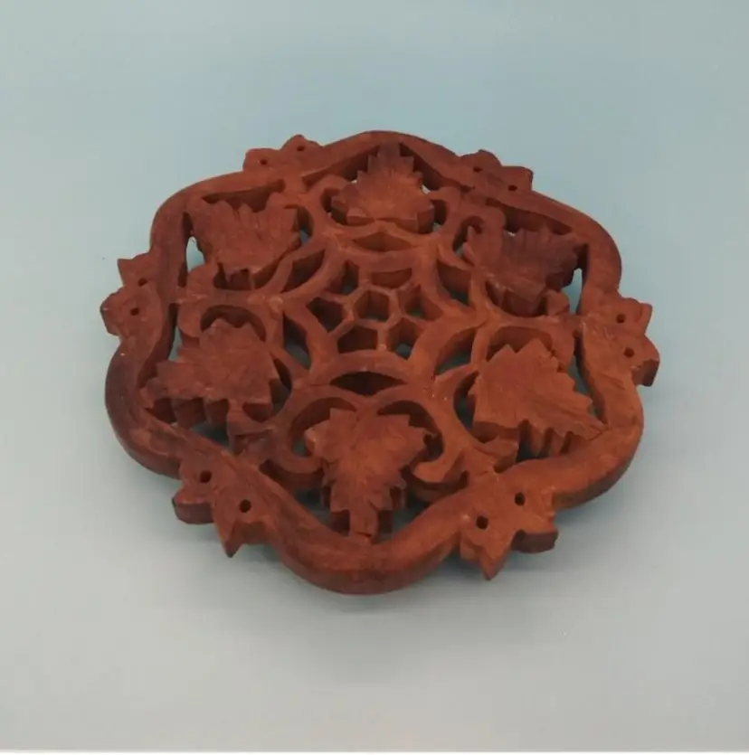 Wood Carved Trivet/Hotplate/Gallery Wall
