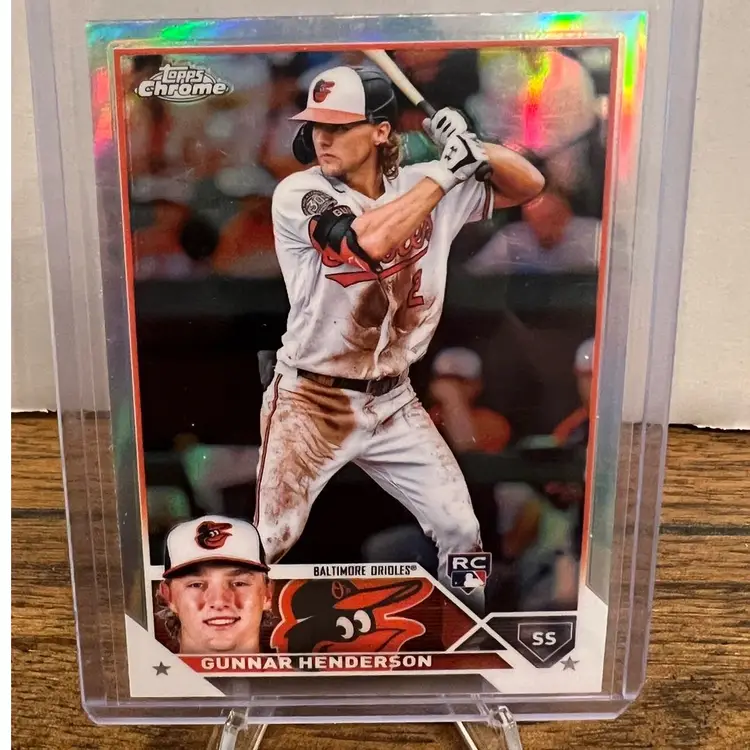 2023 Topps Chrome Gunnar Henderson RC Rookie Card Refractor #2 Orioles 🔥📈