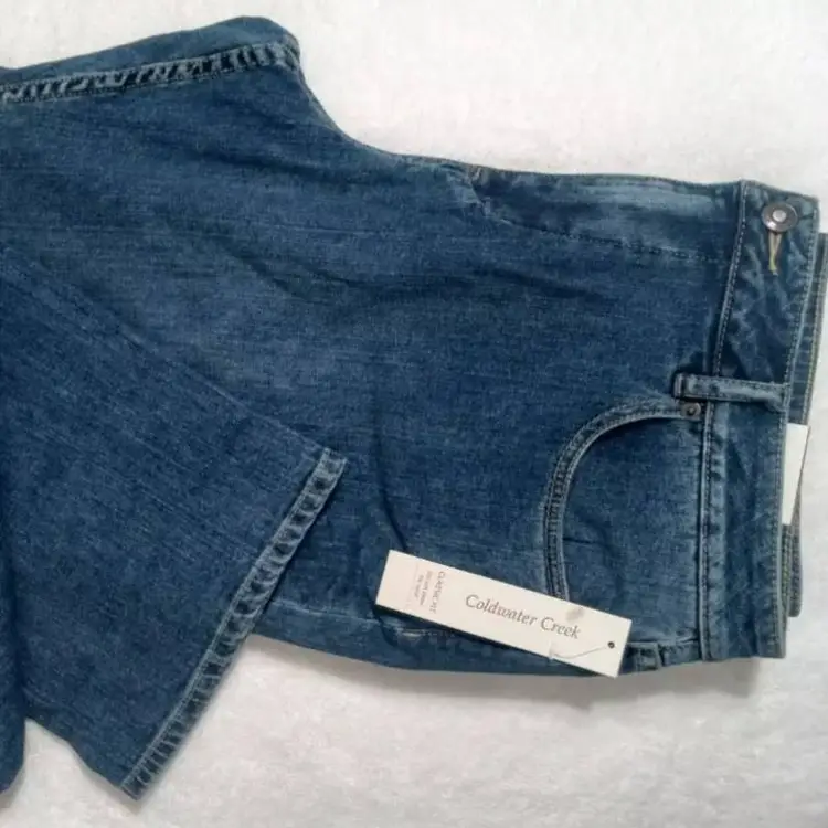 Coldwater Creek Womens Size P16 Classic Fit Straight Leg Jeans NWT