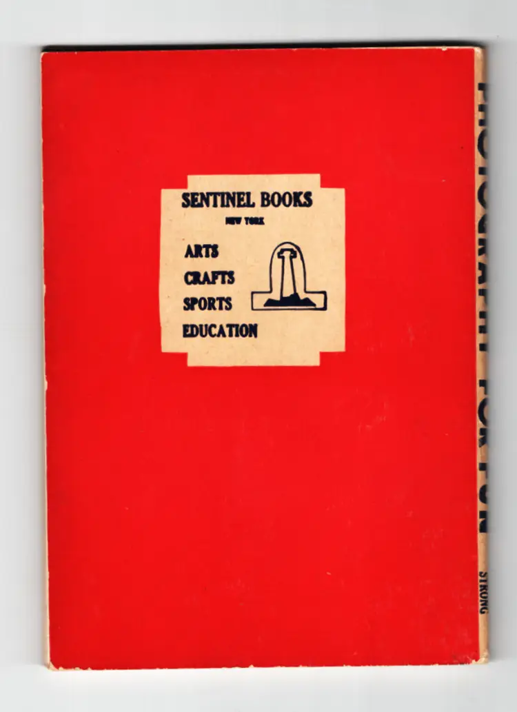 Vintage Book Photography For Fun William Strong 1938 Tips For The Amateurs