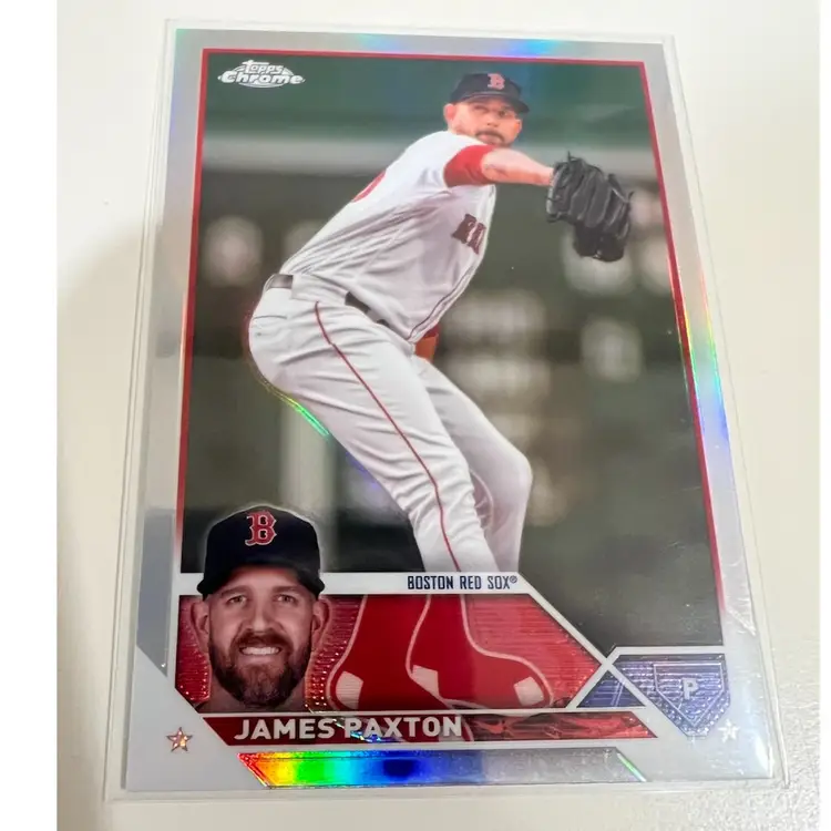 James Paxton Chrome Refractor Boston Red Sox