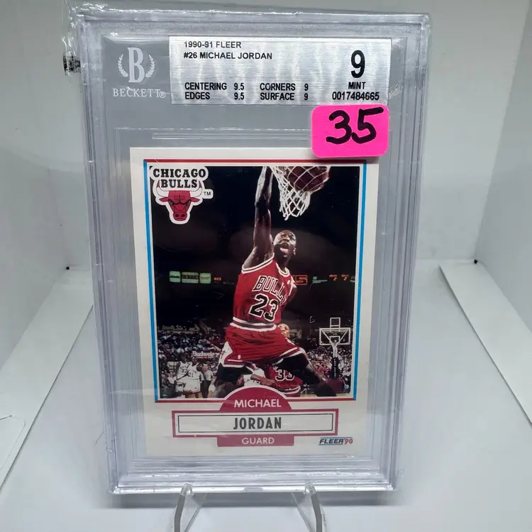 1990-91 Fleer Michael Jordan BGS 9 Bulls