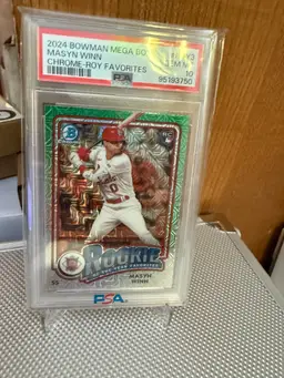 Masyn Wynn 2024 Bowman Mega Box Chrome Roy-Favorites PSA 10