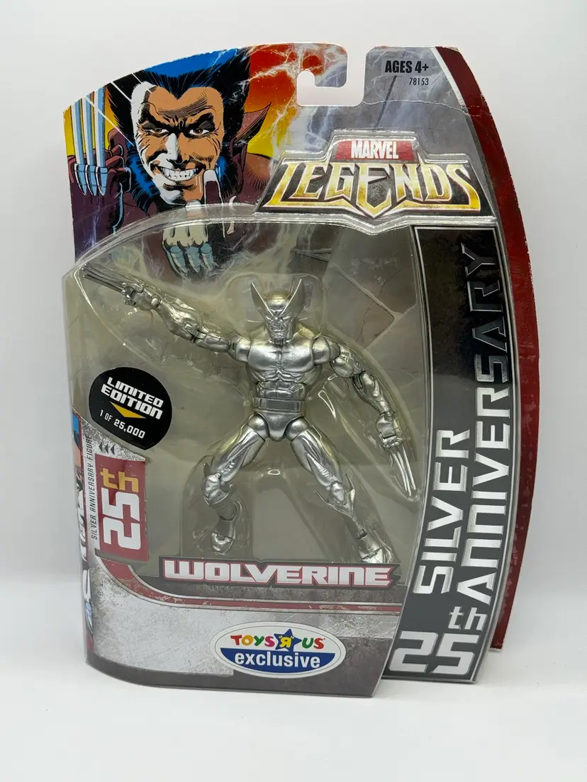 Marvel Legends Wolverine 25th Anniversary Figure Toys R Us Exclusive 2006 NIP