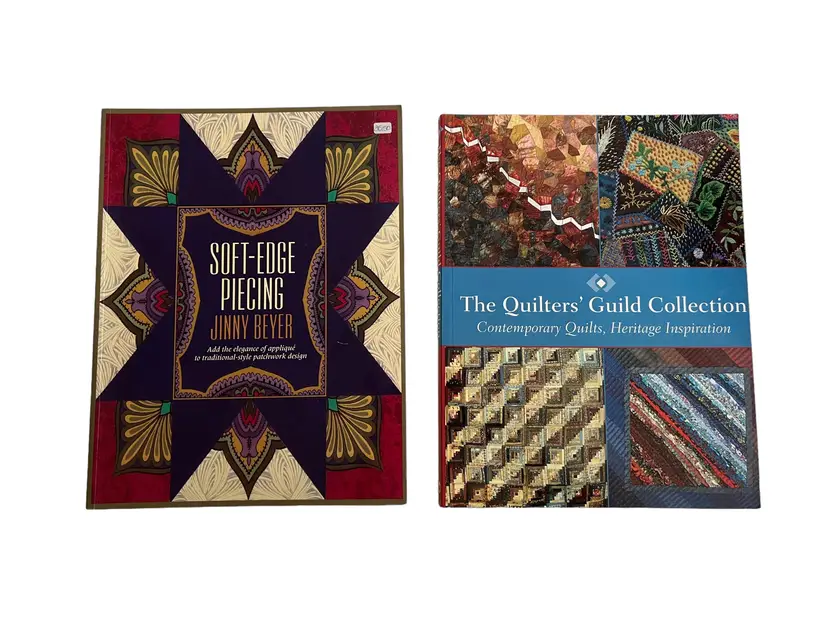 Quilting Books- Vintage. Soft Edge Piecing. The Quilters Guild Collection- Contemporary Quilts, Heritage Inspiration