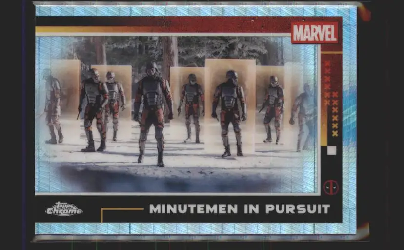 Minutemen In Pursuit 2025 Topps Chrome Deadpool #49 Prism Refractor - (140) -